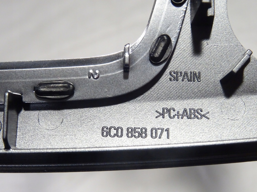 фото №8, Dekor рамка радіо навігація хром vw polo v 5 6c0 6c lift 14-17 6c0858071