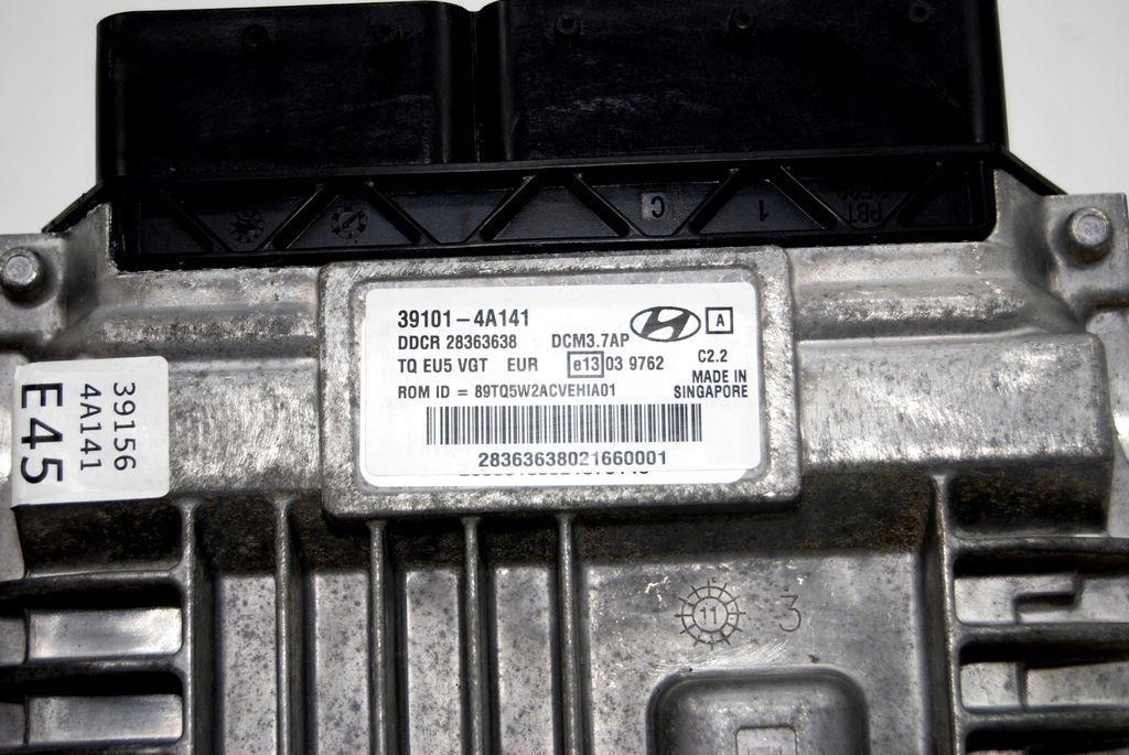 фото №7, Бортовой компьютер блок управления двигателя ecu hyundai h1 2,5 crdi 39101-4a141 dcm3.7ap