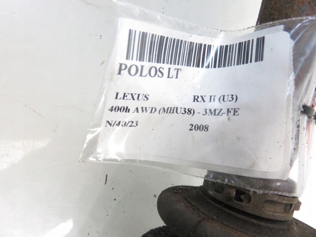 фото №2, Приводной вал левая задняя lexus rx ii 400h