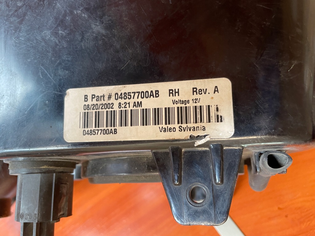 фото №7, Chrysler voyager iv лампа правый перед правая передняя