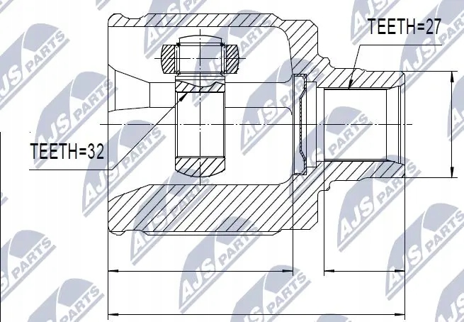 фото №2, Шарнір піввісь npw-hd-019 nty