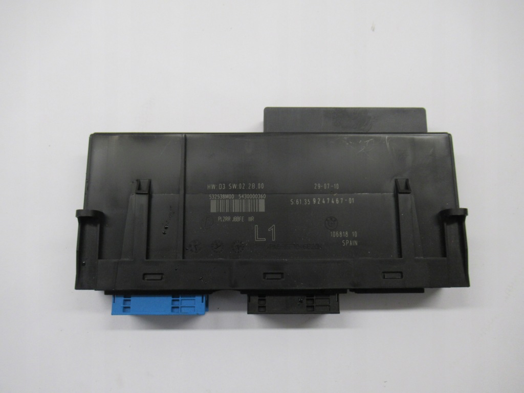 фото №1, Блок управления модуль комфорта bmw оригинальный номер 9247467