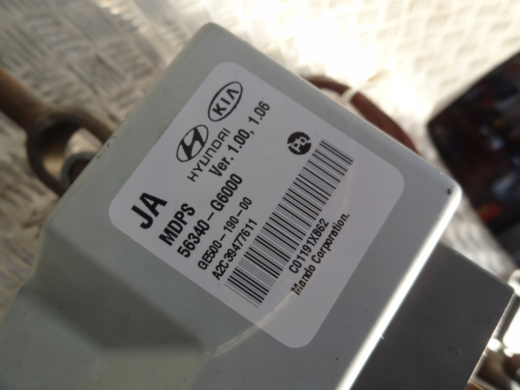 фото №7, Kia picanto iii 2019 1,0 mpi усилитель электрический europa 56300-g6000 org