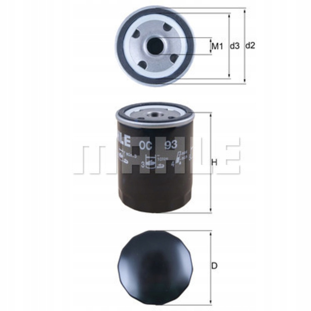 фото №1, Фильтр масла knecht oc 93