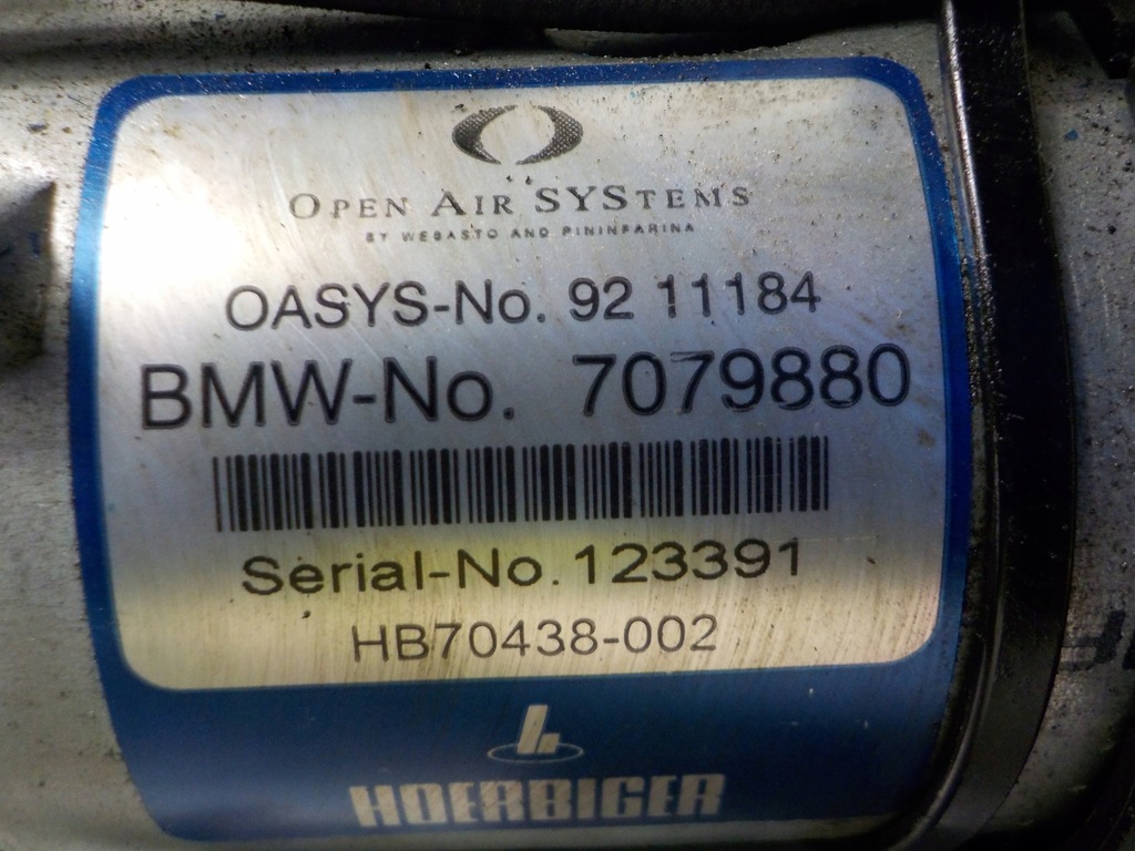 фото №3, Mini cooper cabrio kabriolet r52 насос дах 7079880