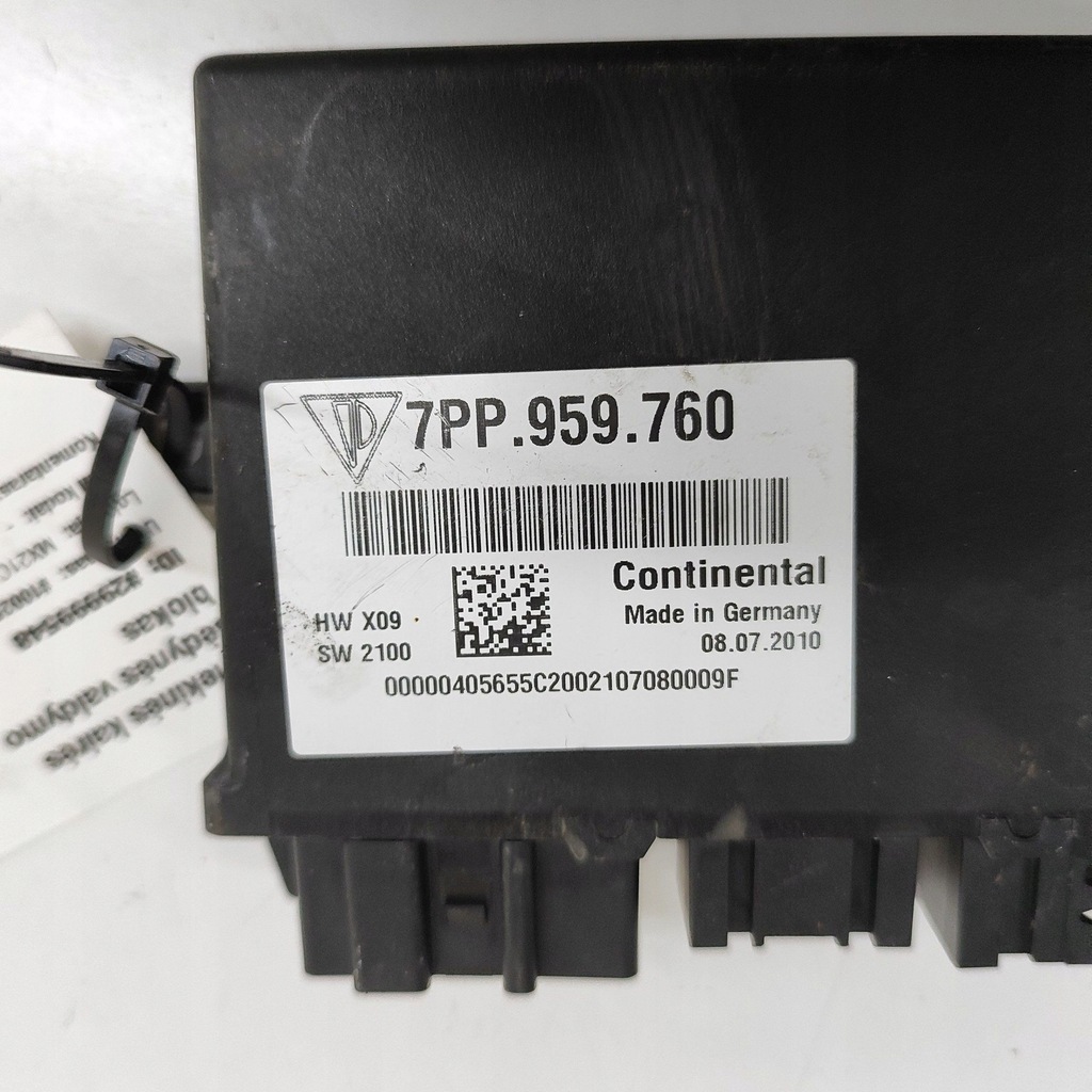 фото №7, Porsche cayenne 92a 2011 перед сторона ліва модуль / блок керування сидіння