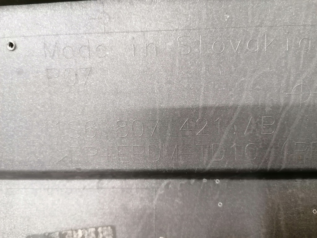 фото №8, Бампер задняя задний vw volkswagen up 1s6 lift 2016-