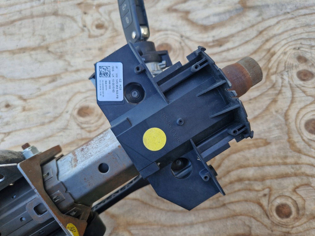 фото №9, Колонка кермова замок запалювання ключ skoda superb ii eur