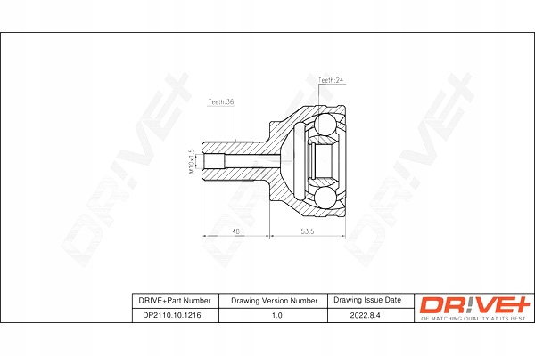 Шрус  піввісь зовнішній ford focus 1.6 -1.8 04- набір drive+ Ціна