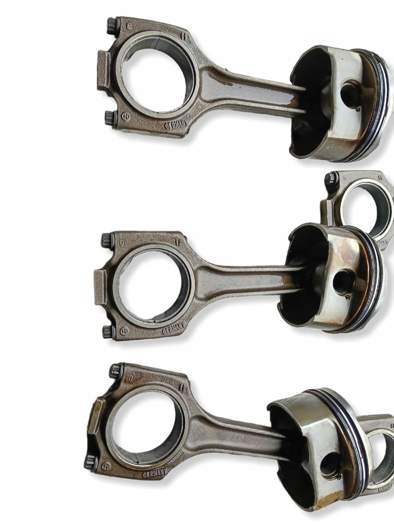 фото №8, Поршни с шатунами 6szt porsche cayenne 4.5 v8 turbo 2004