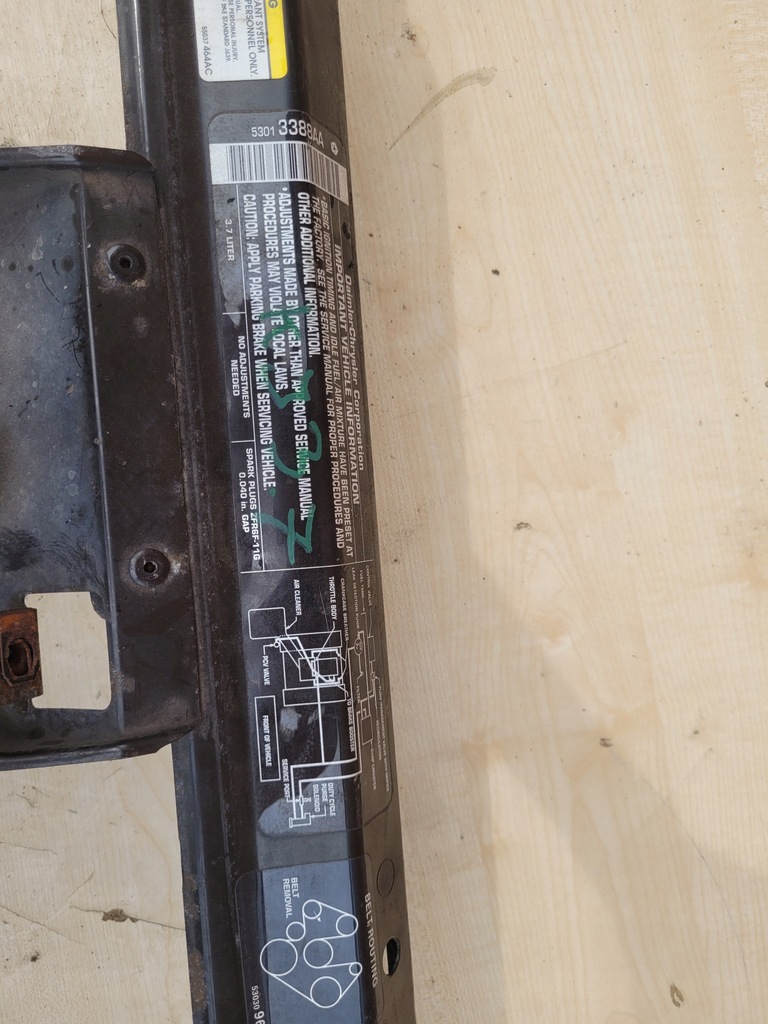 фото №10, Jeep cherokee kj 01-05 3.7 pas передний верхний