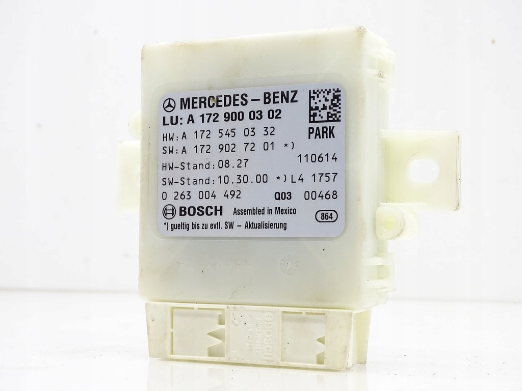 фото №1, Модуль бортовий комп'ютер блок керування паркування pdc mercedes slk r172 w172 a1725450332