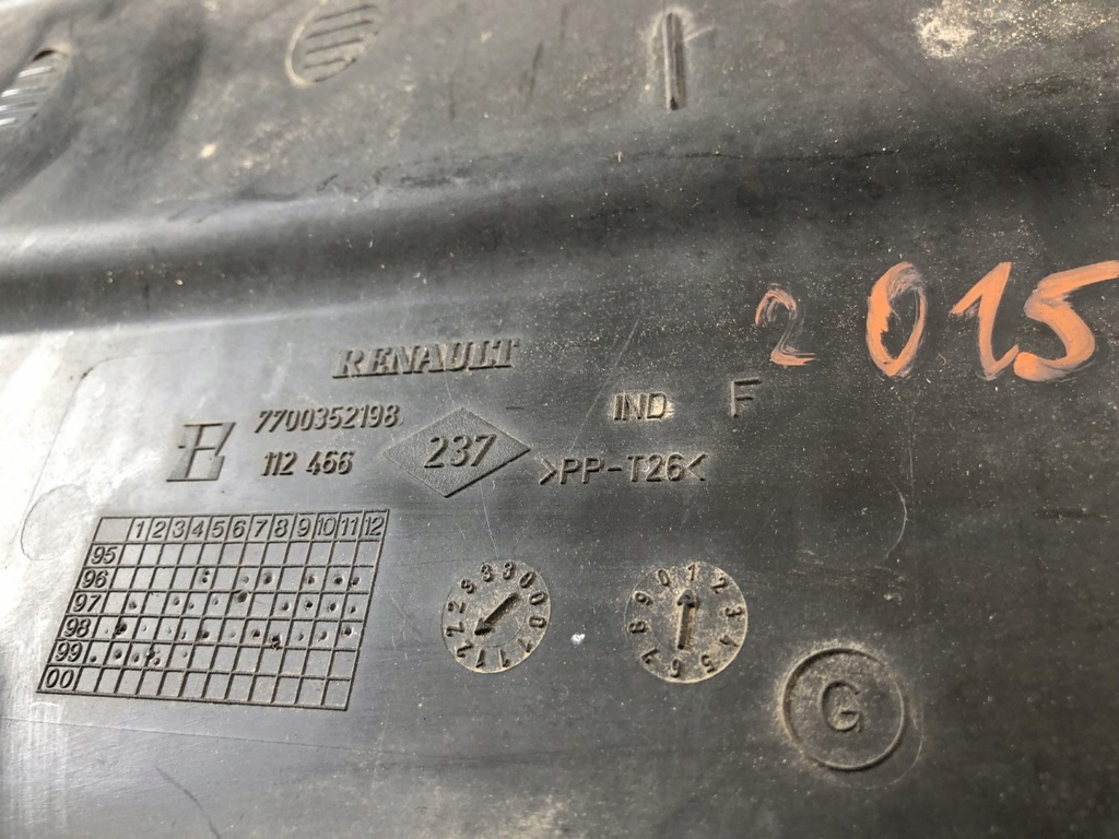 фото №4, Жабо левая renault master ii movano 7700352198