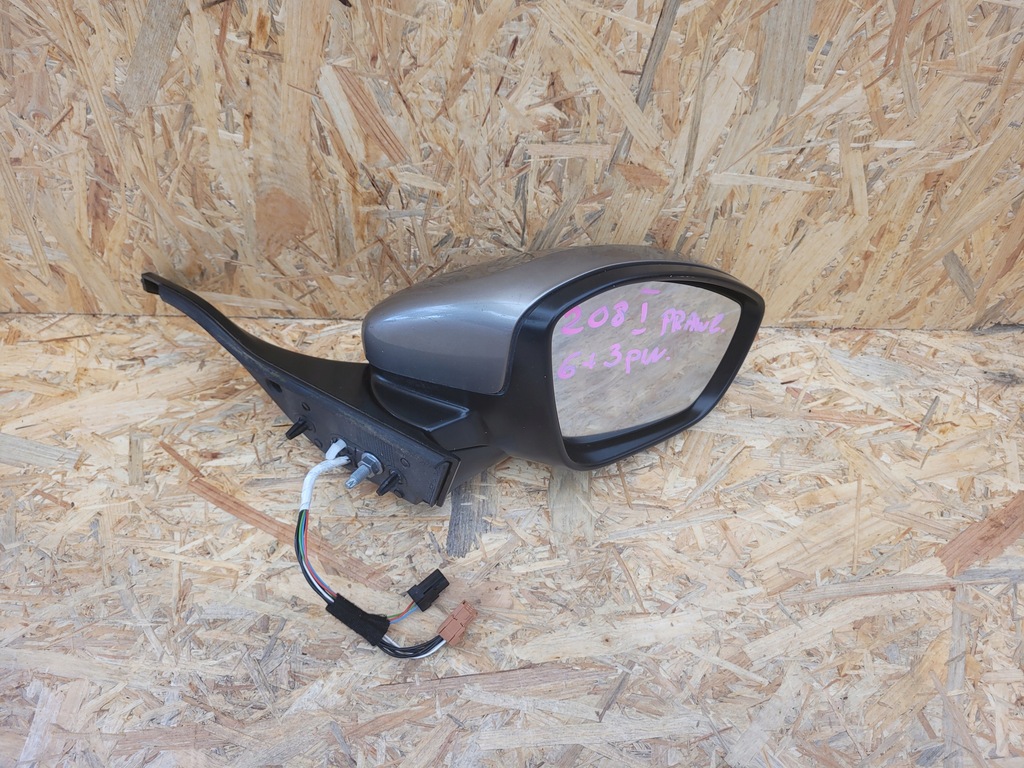 фото №1, Зеркало наружное правое peugeot 208 i 9pin