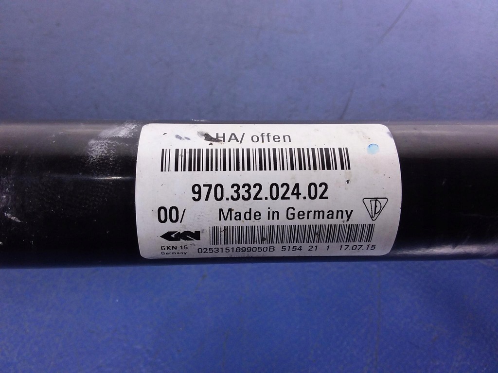 фото №5, Porsche panamera i 970 gts привідний вал ліва задня