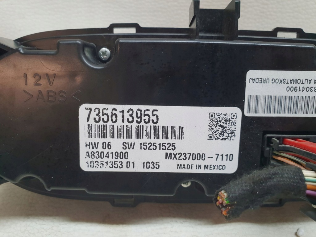 фото №6, Fiat 500l 12-17 панель керування кондиціонера climatronic 735613955