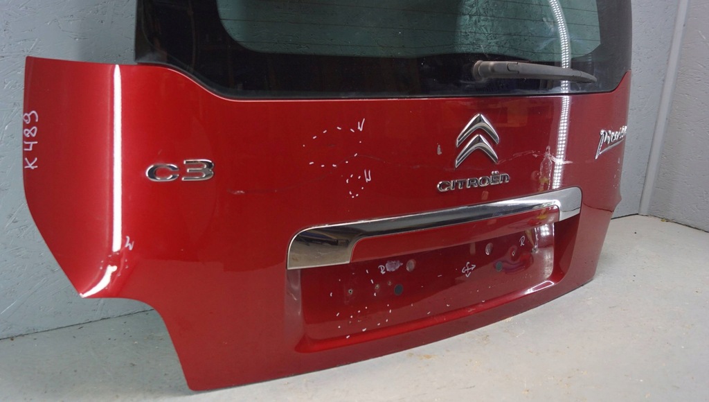 фото №13, Крышка багажника багажника задняя citroen c3 picasso lift k489