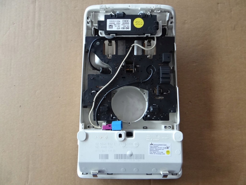 фото №9, Освещение лампа кабины a4 b8 8k 08-