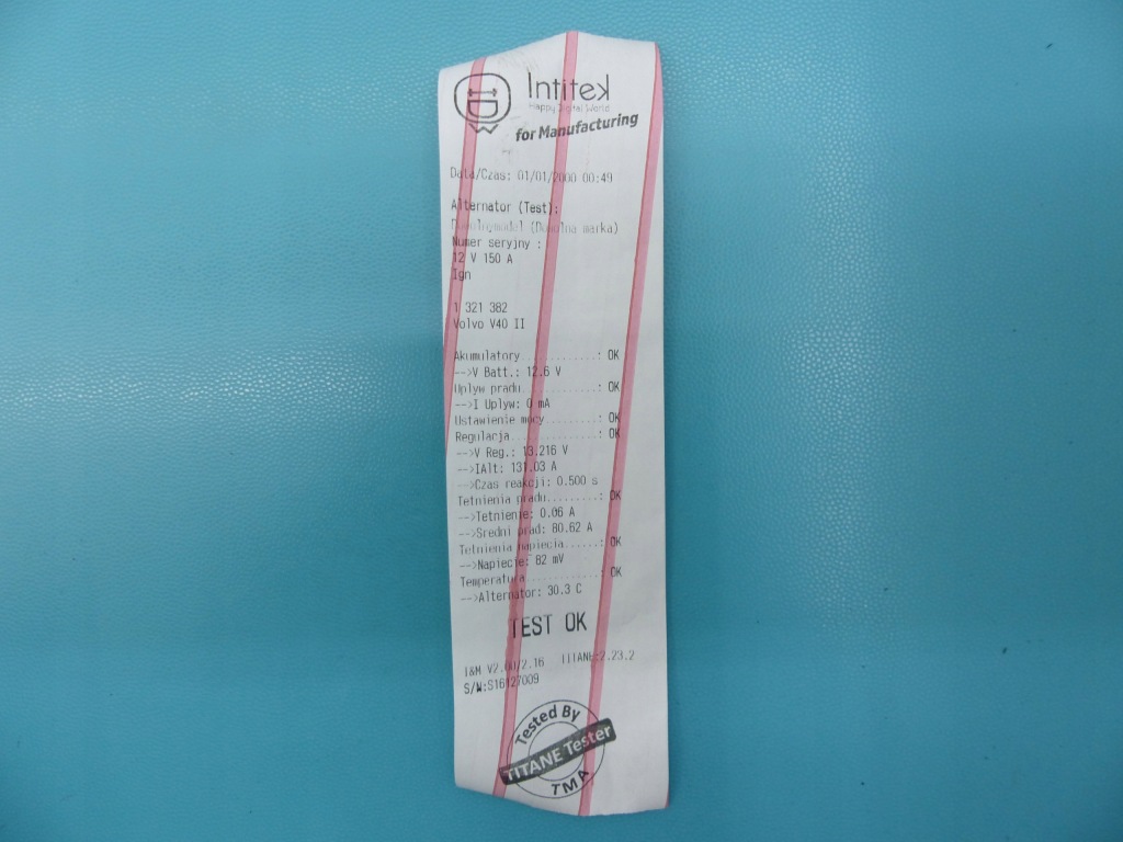 Test генератор volvo v40 2 12-19 1.6 d2 Недорого