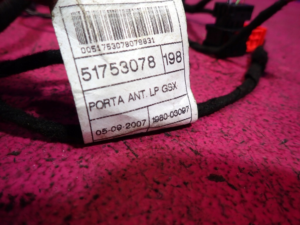 фото №5, Bravo ii 07- жгут электропроводка дверь правый перед