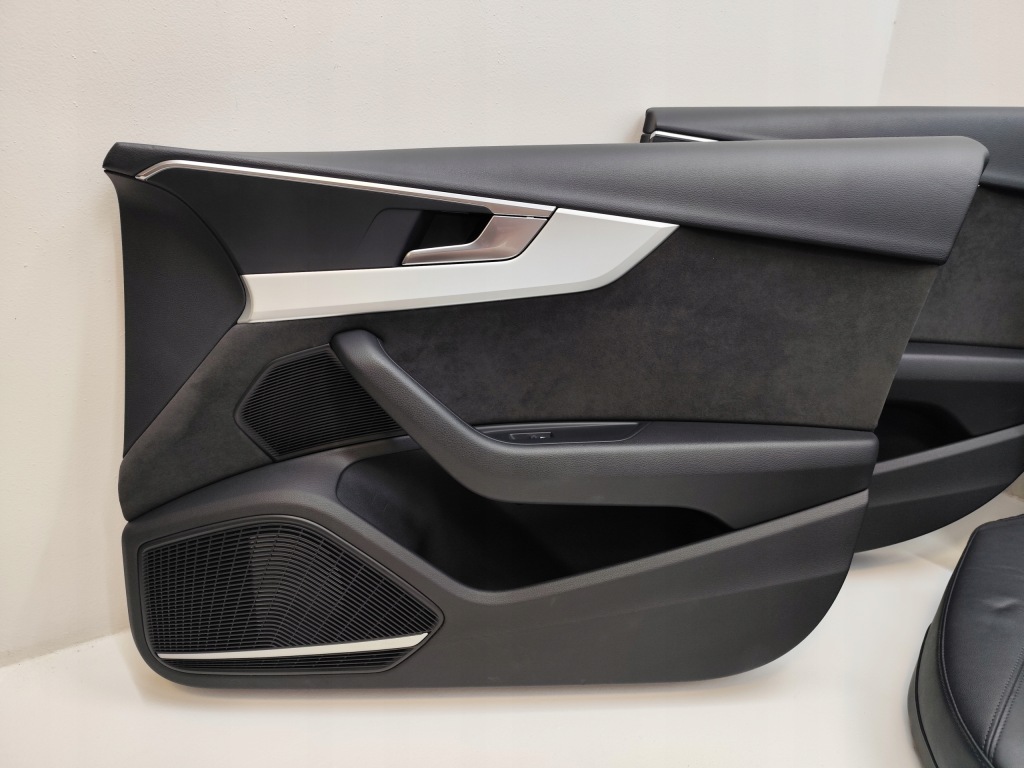 фото №11, Audi a4 b9 sedan сидіння заднє сидіння обшивки тунель шкіра alcantara