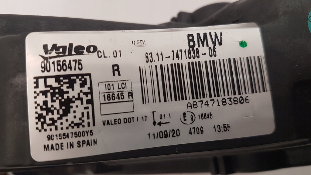 фото №5, Bmw i3 lift поворотник протитуманна фара led правий 7471838