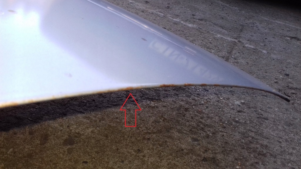 фото №11, Капот крышка перед передняя chrysler voyager iv 00-07