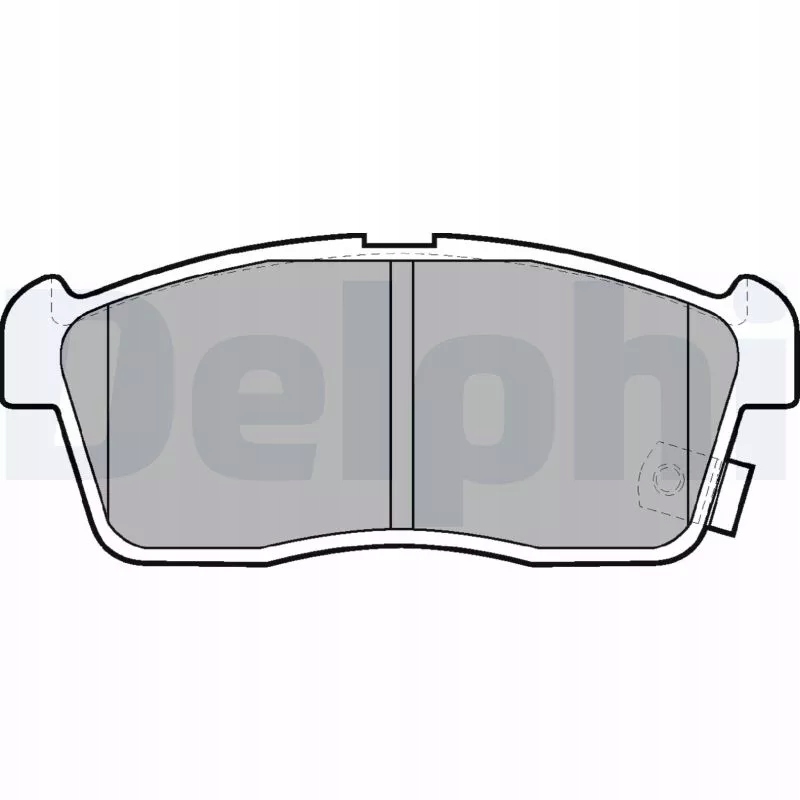 фото №2, Delphi тормозные колодки тормозные перед citroen c-zero peugeot ion 2010-
