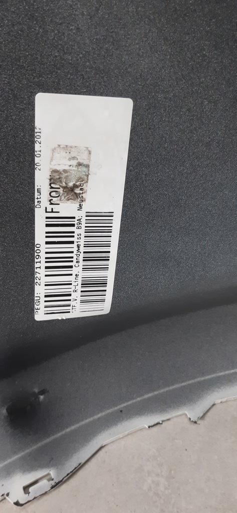 фото №10, Vw golf vi r-line 08- бампер перед передний 5k0807221s