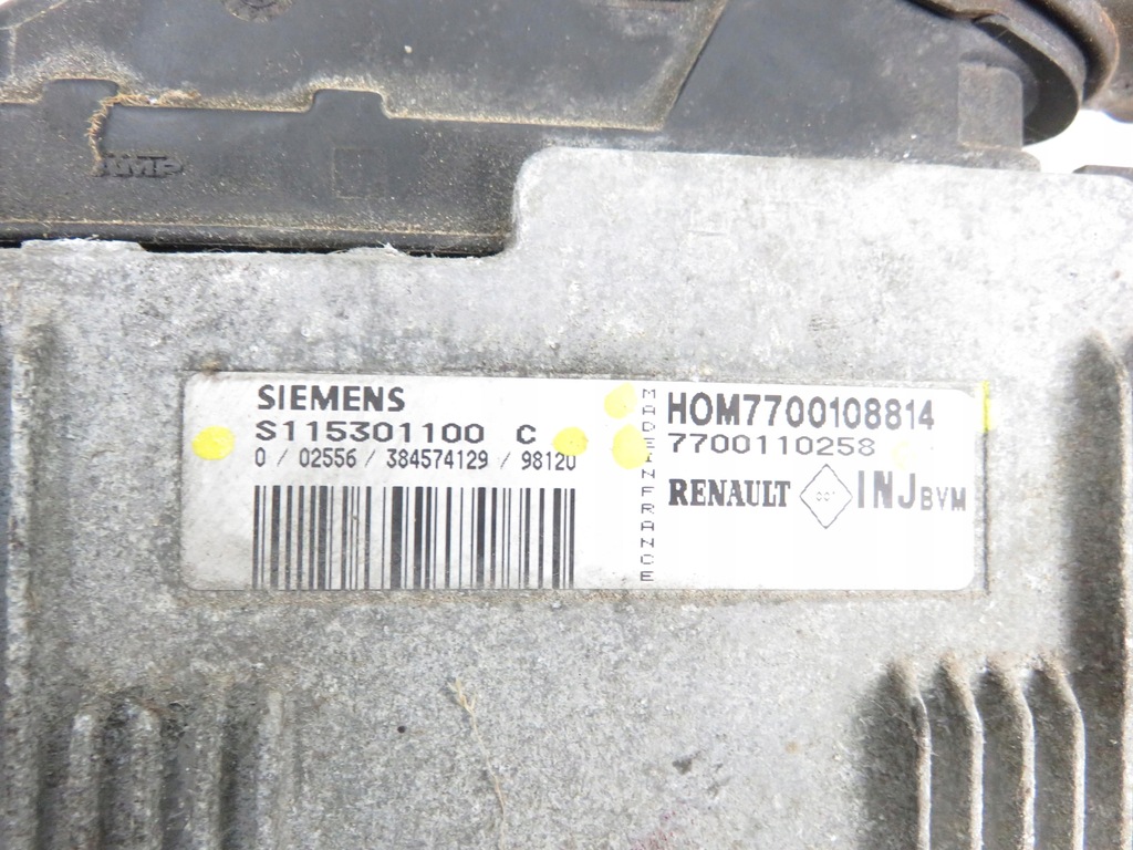фото №4, Блок управления renault clio ii 1.4 7700110258