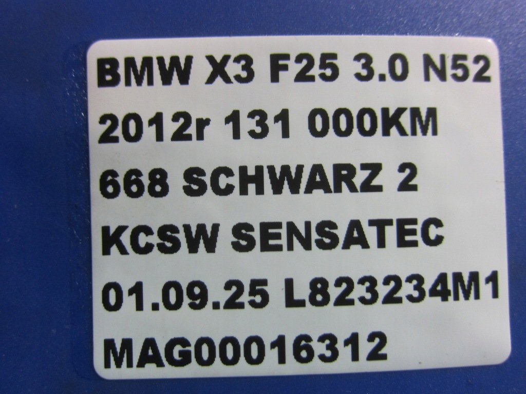 фото №15, Bmw x3 f25 f10 e90 n52b30 n52 блок двигуна dół 11110419096 0419096 7558325