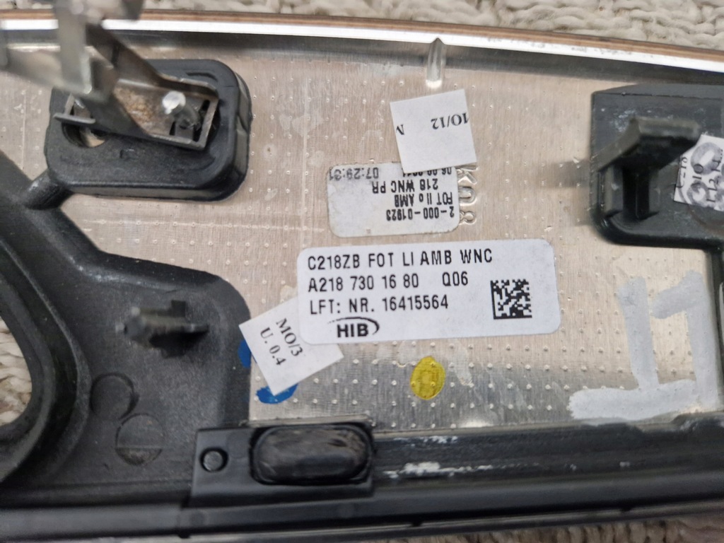 фото №7, Mercedes w218 cls молдинг dekor дверь задняя левый