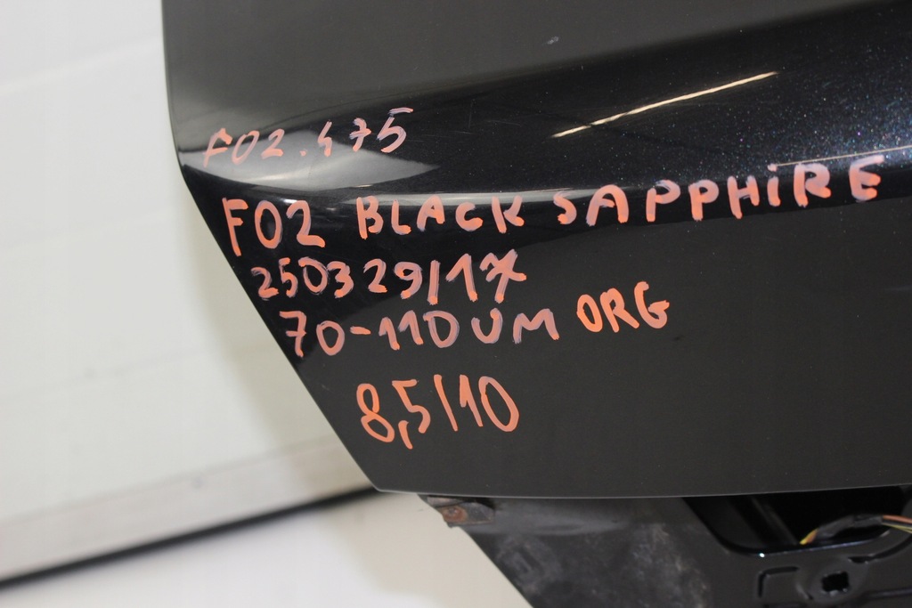 фото №7, Крышка багажника багажника bmw f01 f02 475 black sapphire