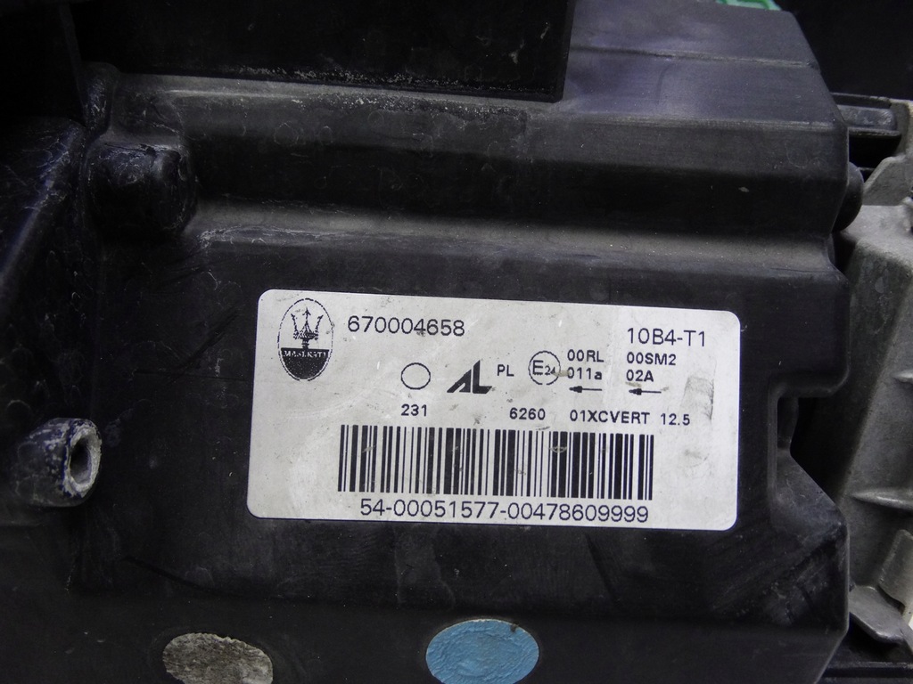 фото №12, Maserati ghibli iii 13-17 лампа права ксенон поворотний оригінальна 670004658