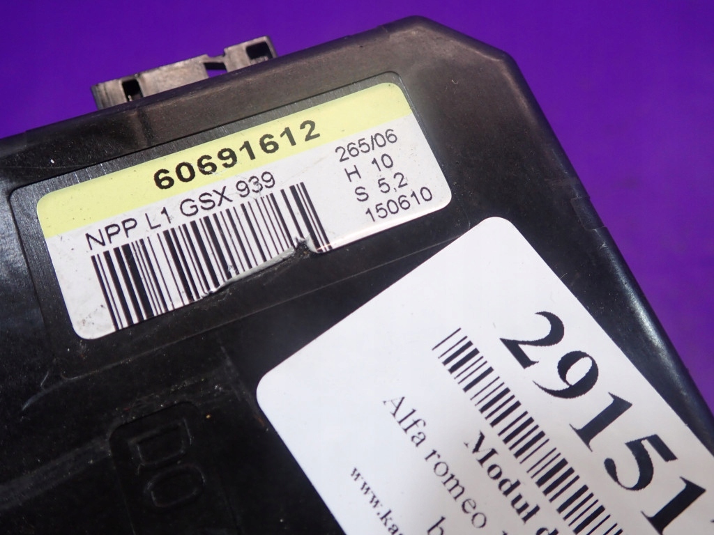 фото №4, Alfa romeo 159 05-11 модуль дверь правый перед 60691612