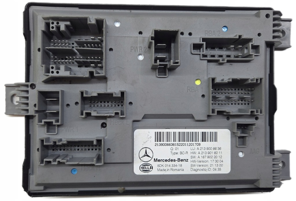 фото №1, Mercedes модуль комфорта a2139006636