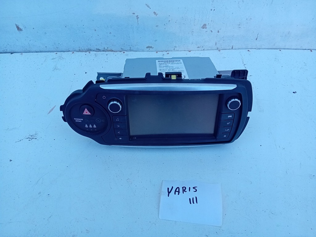 фото №1, Toyota yaris радио навигация 86140-0d100