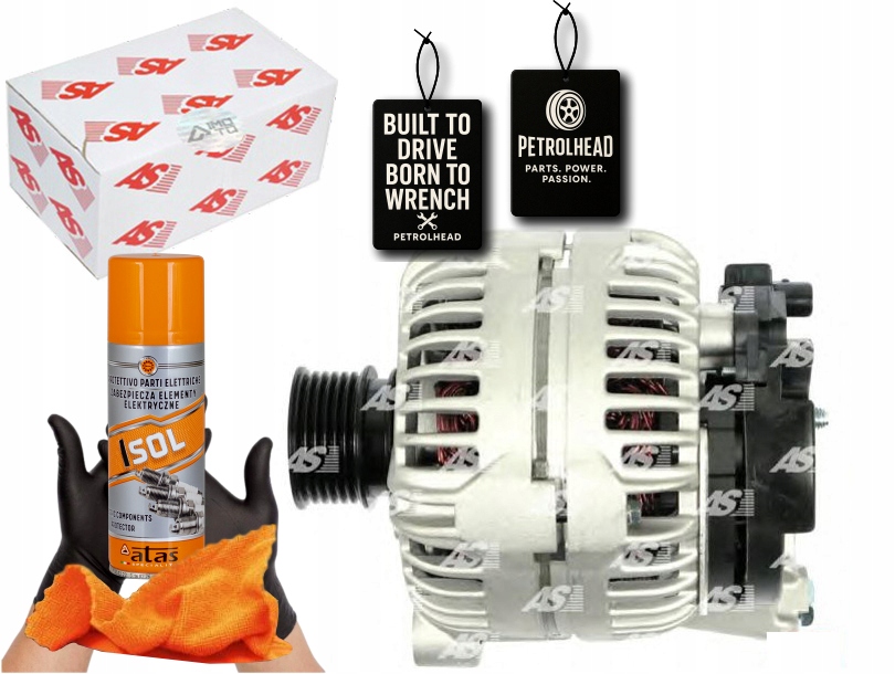 фото №1, Генератор bmw z4 2.2i 2.5i 3.0i 03-120a as-pl #petrolhead pro+ kit4