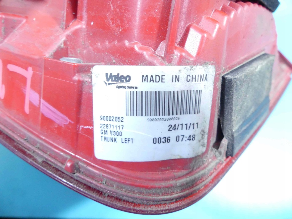 фото №4, Лампа задняя задняя левая chevrolet malibu iv 11-16