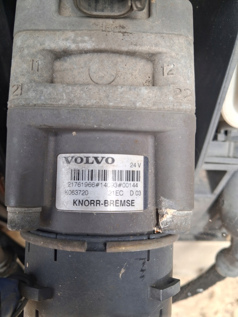 фото №2, Клапан главный pod педаль тормоза volvo fl ii euro 6 renault gama d