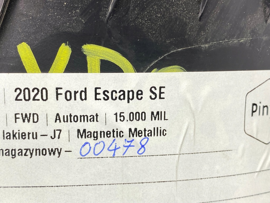 фото №6, Обшивка стойка крышки ford kuga mk3 20+ escape