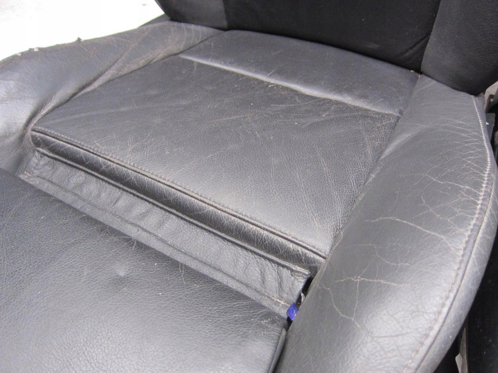 фото №9, Bmw x5 e53 2000-2005 сидіння правий пасажира czarno-szary шкіряний