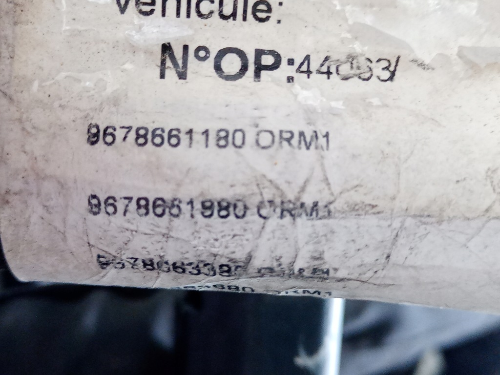 фото №6, Электропроводка отсек двигателя citroen ds4 1.6 hdi 9678661180