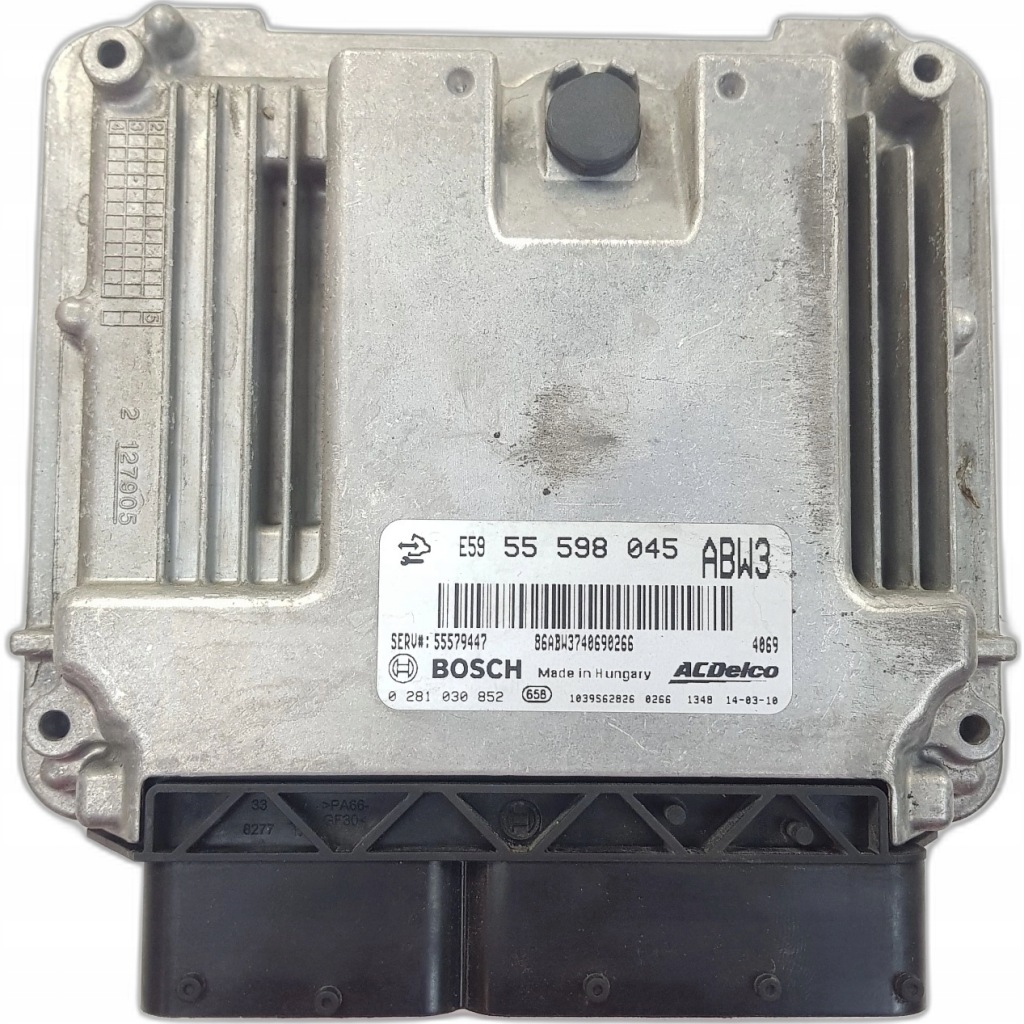 фото №1, Бортовой компьютер двигателя opel 55598044 abw3