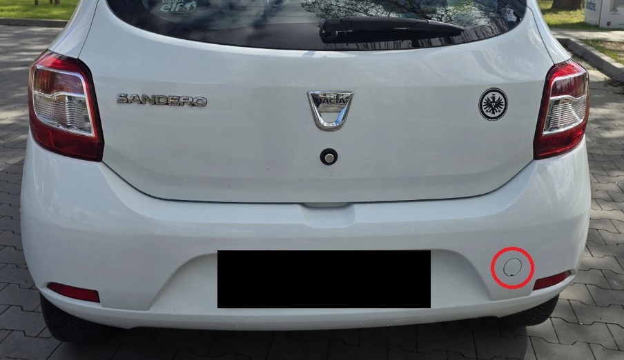 фото №11, Dacia sandero ii przedlift 2012-2016 заглушка фаркоп задня оригінал