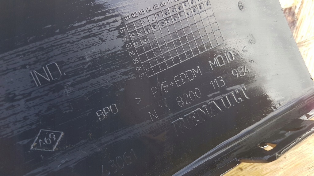 фото №3, Молдинг бампера перед левая renault clio ii