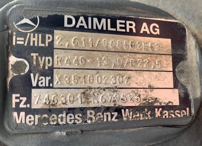 фото №7, Вкладиш міст диференціал mercedes antos actros mp4