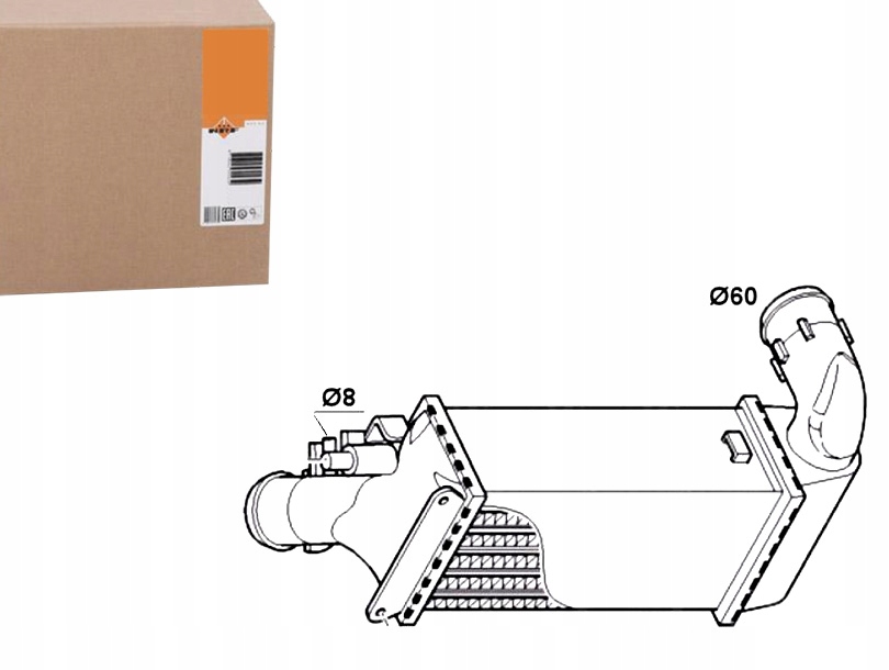 Купить Nrf интеркулер citroen c5 2,0hdi