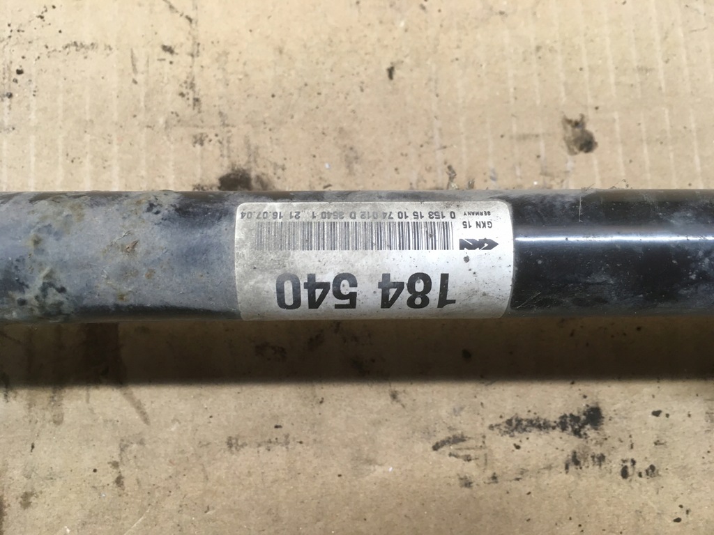 фото №4, Приводной вал правый левый задняя maserati gransport