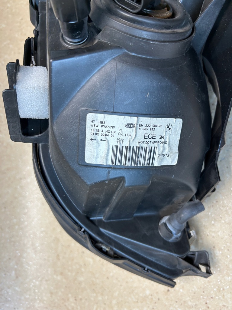 Лампа перед правая 8385942 bmw x5 e53 99- 8385942 с Разборки